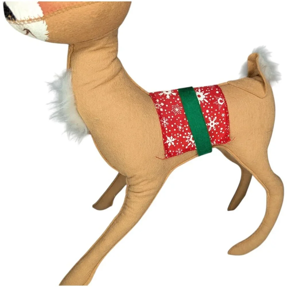 Vintage Annalee Mobilitee Christmas Reindeer Plush 18